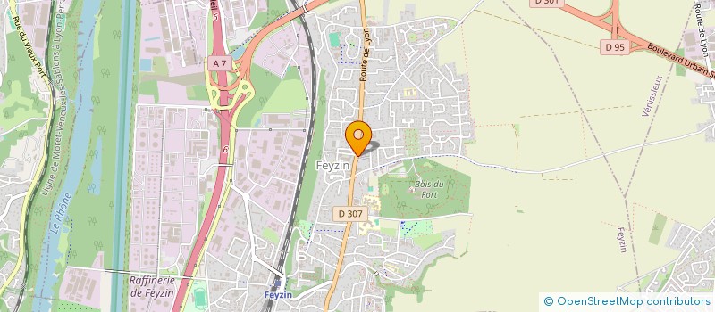 localisation de l'entreprise MONSIEUR ARNALDO MEIRELES DA SILVA  FEYZIN