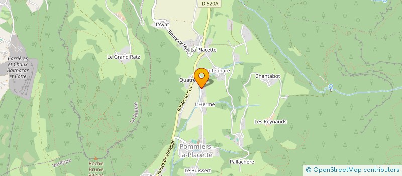 localisation de l'entreprise MONSIEUR ARNALDO NEVES  LA SURE EN CHARTREUSE