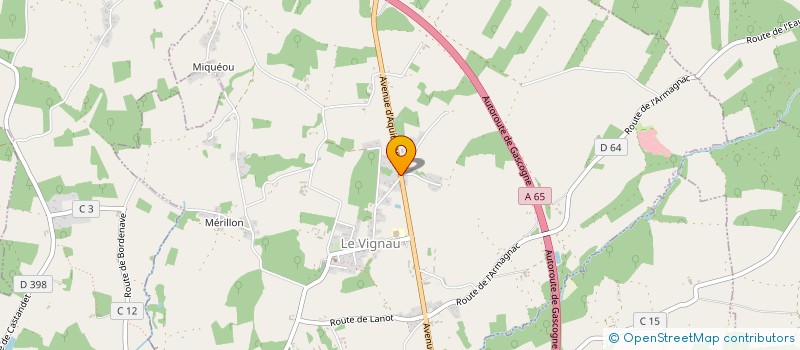 localisation de l'entreprise MONSIEUR ARNALDO RODRIGUES DO CARMO  LE VIGNAU