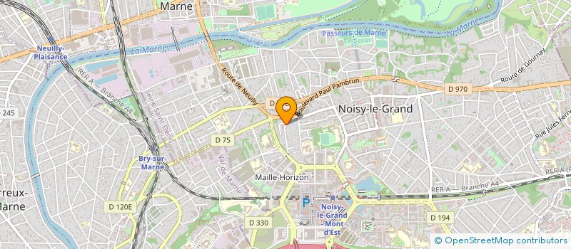 localisation de l'entreprise MONSIEUR ARNAUD ABADAGAN  NOISY-LE-GRAND