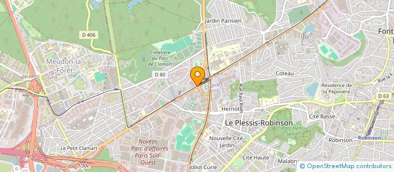 localisation de l'entreprise MONSIEUR ARNAUD ACCART à CLAMART