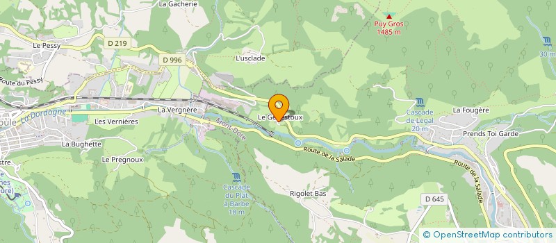 localisation de l'entreprise MONSIEUR ARNAUD ACHARD  MONT-DORE