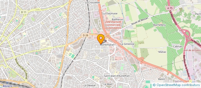localisation de l'entreprise MONSIEUR ARNAUD AGNERAY à BEZIERS