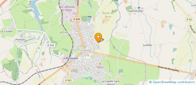 localisation de l'entreprise MONSIEUR ARNAUD ALBINET  LUC-LA-PRIMAUBE