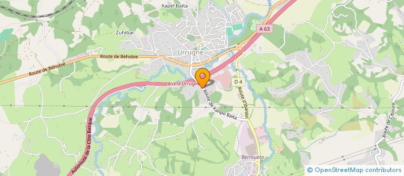 localisation de l'entreprise MONSIEUR ARNAUD ALCAYAGA à URRUGNE