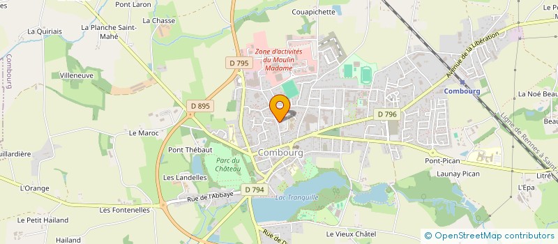 localisation de l'entreprise MONSIEUR ARNAUD ALIX à COMBOURG