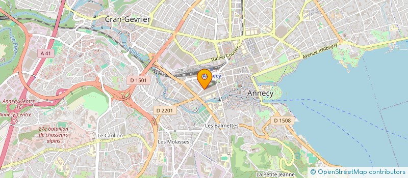 localisation de l'entreprise MONSIEUR ARNAUD ALLA à ANNECY