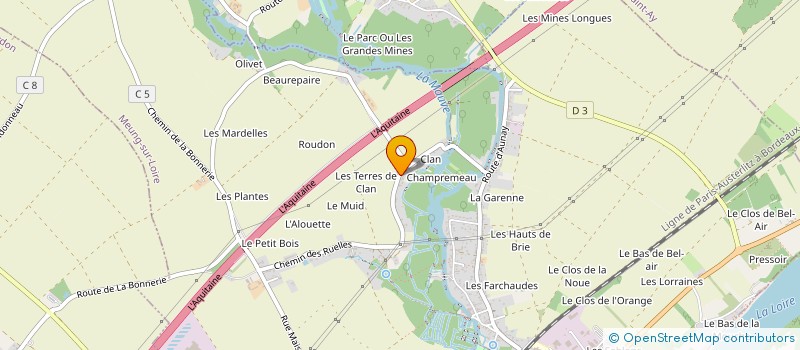 localisation de l'entreprise MONSIEUR ARNAUD ALLARD à MEUNG-SUR-LOIRE