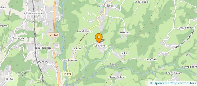 localisation de l'entreprise MONSIEUR ARNAUD ALLARD  FILLIERE