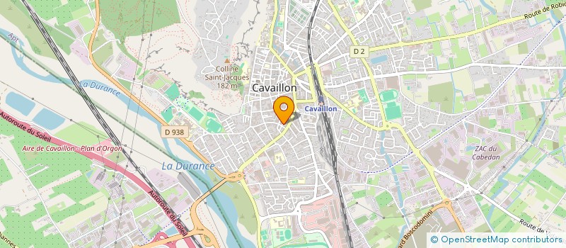 localisation de l'entreprise MONSIEUR ARNAUD ALLEMAND  CAVAILLON