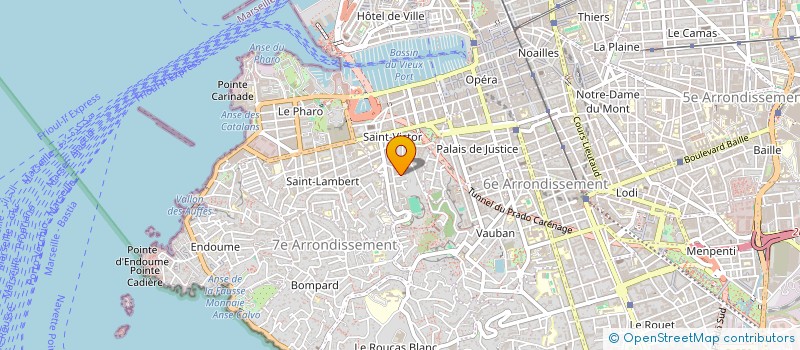 localisation de l'entreprise MONSIEUR ARNAUD ALPHAND à MARSEILLE