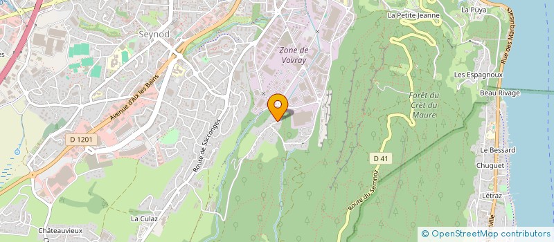 localisation de l'entreprise MONSIEUR ARNAUD ANDEVERT à ANNECY