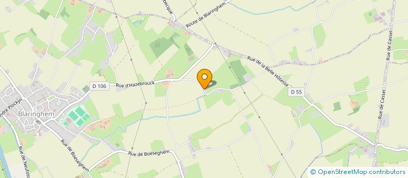 localisation de l'entreprise MONSIEUR ARNAUD ANDRIES  BLARINGHEM