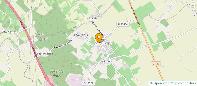 localisation de l'entreprise MONSIEUR ARNAUD ANGIBAUD  SAINT-LEGER