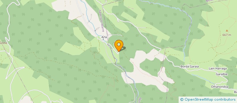 localisation de l'entreprise MONSIEUR ARNAUD APHAULE  ARRAST-LARREBIEU