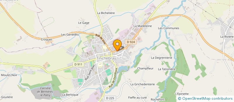 localisation de l'entreprise MONSIEUR ARNAUD ARMELLINI à TINCHEBRAY-BOCAGE