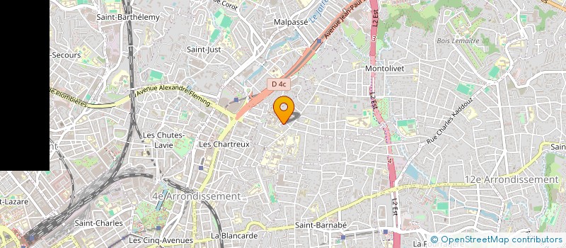 localisation de l'entreprise MONSIEUR ARNAUD ARNAUD RIQUE à MARSEILLE 12EME