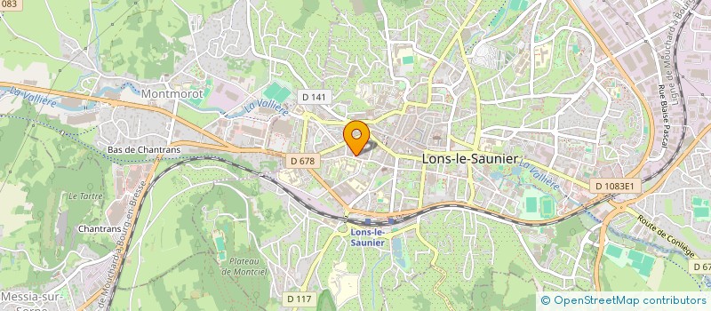 localisation de l'entreprise MONSIEUR ARNAUD ATHIAS à LONS-LE-SAUNIER