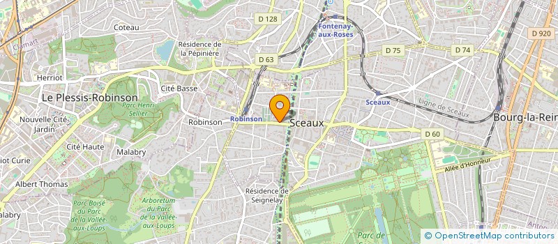 localisation de l'entreprise MONSIEUR ARNAUD ATTALI à SCEAUX