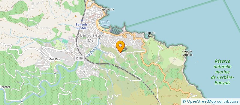 localisation de l'entreprise MONSIEUR ARNAUD AUBERT  BANYULS-SUR-MER