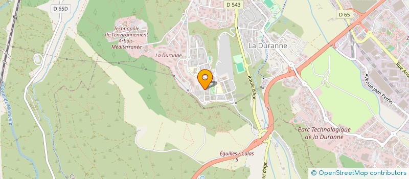 localisation de l'entreprise MONSIEUR ARNAUD AUDRAN  SAINT-CANNAT