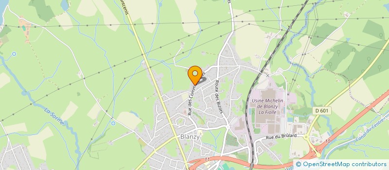 localisation de l'entreprise MONSIEUR ARNAUD AUDUC  BLANZY