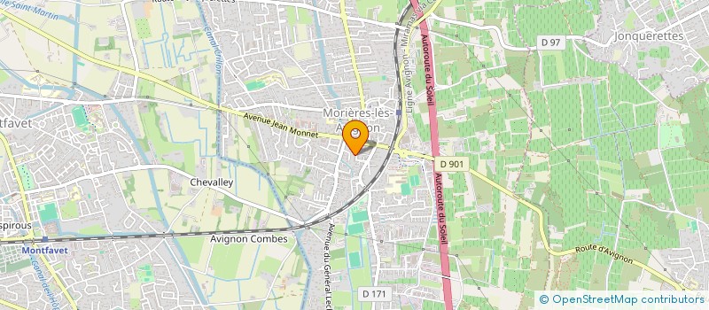 localisation de l'entreprise MONSIEUR ARNAUD AUGER à AVIGNON