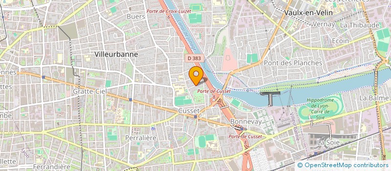 localisation de l'entreprise MONSIEUR ARNAUD AUGST  VILLEURBANNE