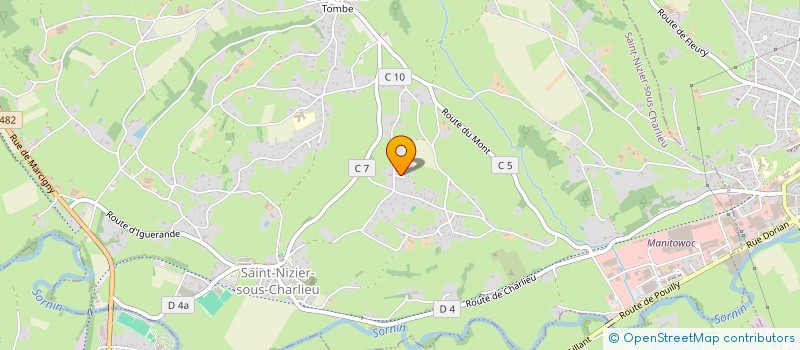 localisation de l'entreprise MONSIEUR ARNAUD AUPOIL  SAINT-NIZIER-SOUS-CHARLIEU