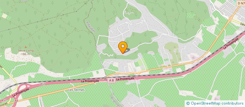 localisation de l'entreprise MONSIEUR ARNAUD AUSSET  VIDAUBAN