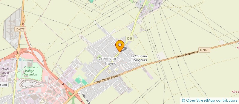 localisation de l'entreprise MONSIEUR ARNAUD AUVRAY  CRENEY-PRES-TROYES