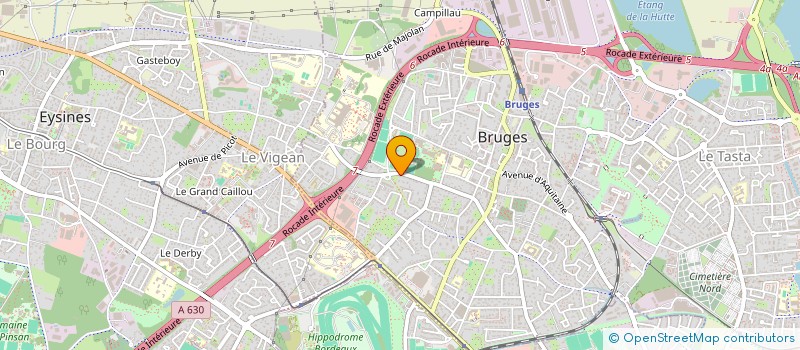 localisation de l'entreprise MONSIEUR ARNAUD AYROLES  BRUGES