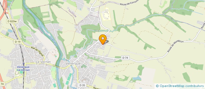 localisation de l'entreprise MONSIEUR ARNAUD AZOULAI  VENERQUE