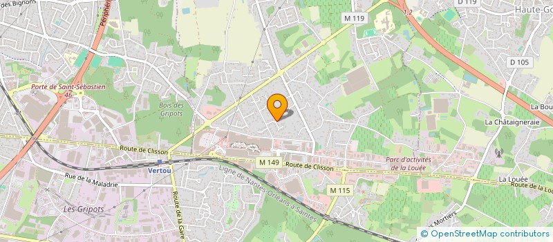 localisation de l'entreprise MONSIEUR ARNAUD BABIN  BASSE-GOULAINE