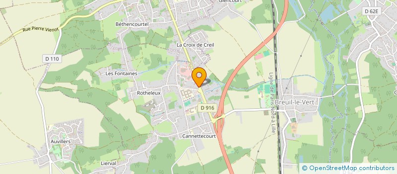 localisation de l'entreprise MONSIEUR ARNAUD BAILLET  BREUIL-LE-VERT