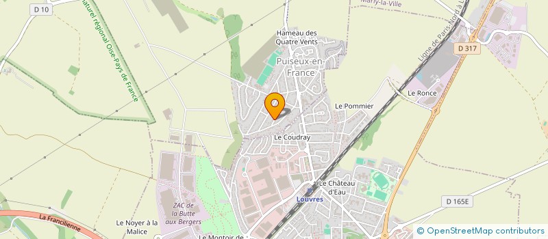 localisation de l'entreprise MONSIEUR ARNAUD BAILS  PUISEUX-EN-FRANCE