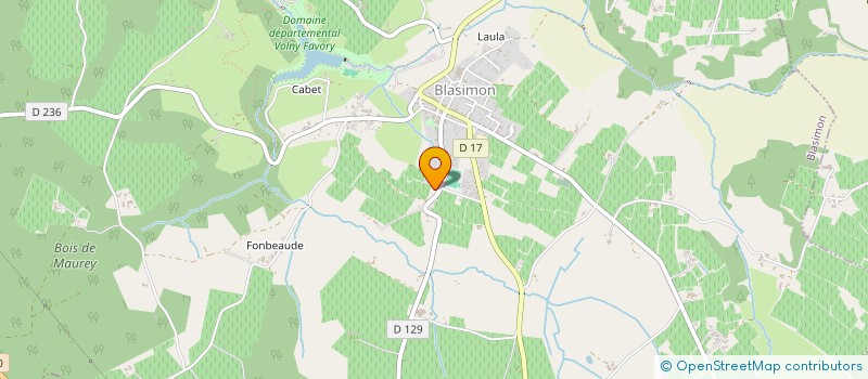 localisation de l'entreprise MONSIEUR ARNAUD BALANGUE  SAUVETERRE-DE-GUYENNE