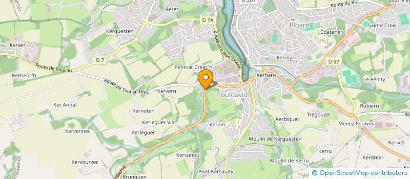 localisation de l'entreprise MONSIEUR ARNAUD BALANNEC  DOUARNENEZ