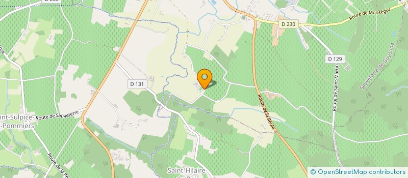 localisation de l'entreprise MONSIEUR ARNAUD BALLARIN  SAUVETERRE-DE-GUYENNE