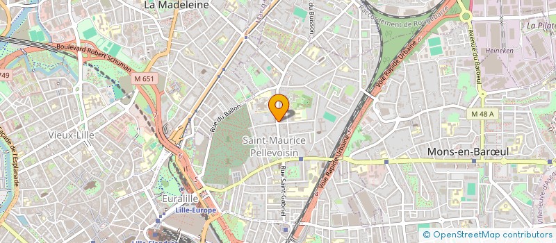 localisation de l'entreprise MONSIEUR ARNAUD BAMANA à LILLE