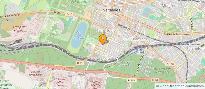 localisation de l'entreprise MONSIEUR ARNAUD BANSILLON à VERSAILLES