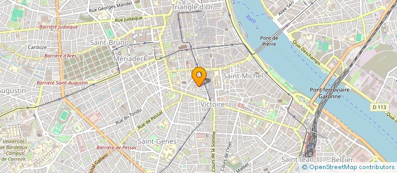 localisation de l'entreprise MONSIEUR ARNAUD BAPTISTAN  BORDEAUX