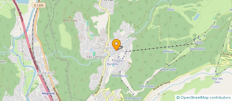 localisation de l'entreprise MONSIEUR ARNAUD BARBE  ARACHES-LA-FRASSE