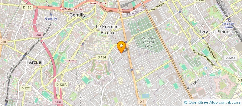 localisation de l'entreprise MONSIEUR ARNAUD BARBIER à LE KREMLIN-BICETRE