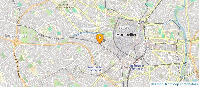 localisation de l'entreprise MONSIEUR ARNAUD BARBIER à MONTPELLIER