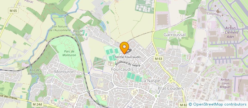 localisation de l'entreprise MONSIEUR ARNAUD BARDOU à COLOMIERS