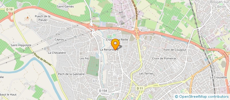 localisation de l'entreprise MONSIEUR ARNAUD BARDY à BEZIERS