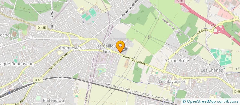 localisation de l'entreprise MONSIEUR ARNAUD BARILONE  HERBLAY-SUR-SEINE