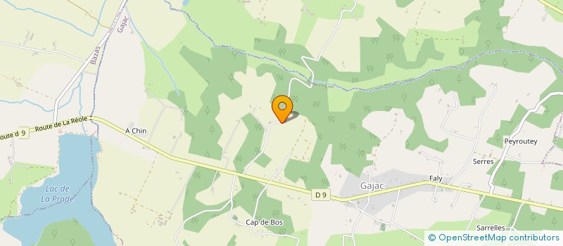 localisation de l'entreprise MONSIEUR ARNAUD BARRE  GAJAC