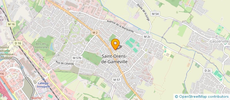 localisation de l'entreprise MONSIEUR ARNAUD BARRE  SAINT-ORENS-DE-GAMEVILLE